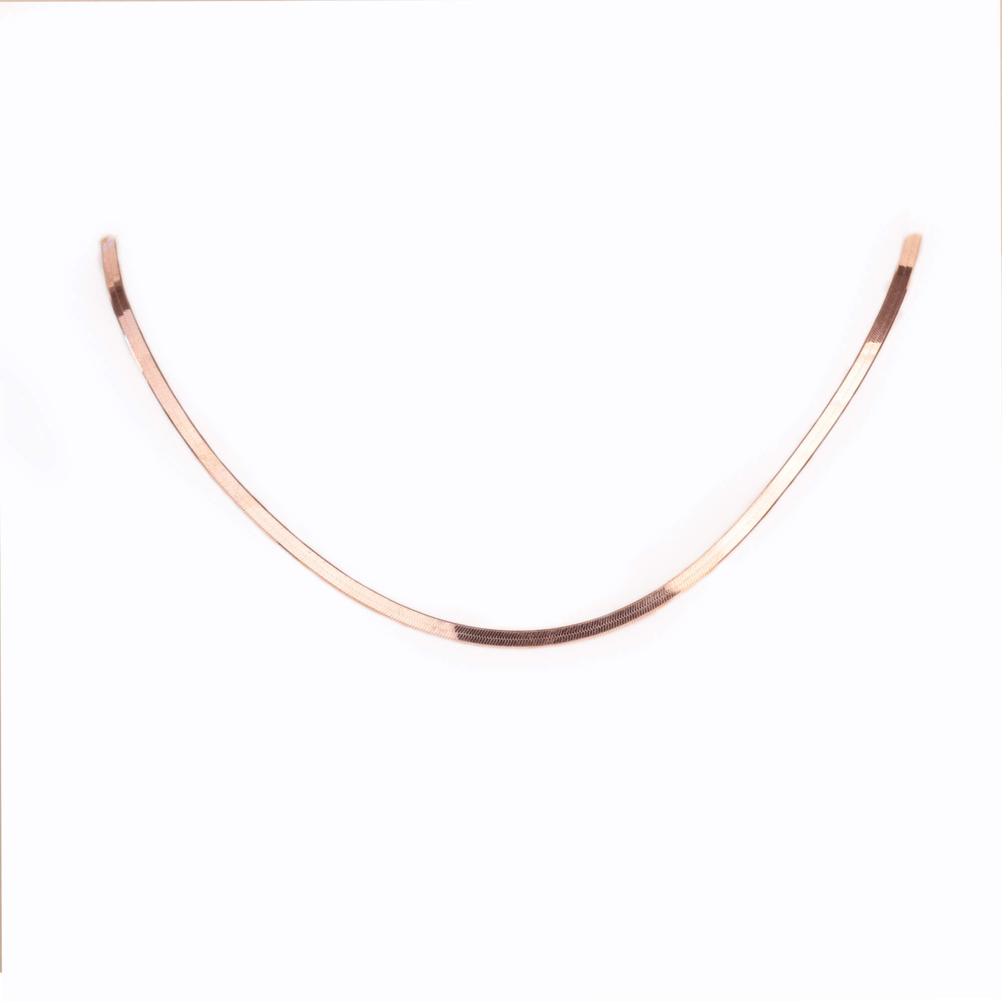 İtalyan Ezme Rose Gümüş Zincir (45 cm) İtalyan Ezme Rose Gümüş Zincir (45 cm)